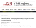 Leveraging Machine Learning to Measure Intersectionality 